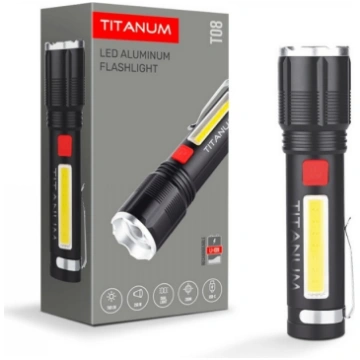 VIDEX LED lukturis 700LM 6500K, LI-ION 18650 1500M