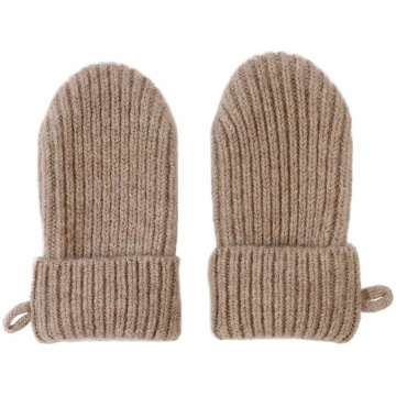 Lodger Mittens Folklore Merino vilnas cimdiņi Buff
