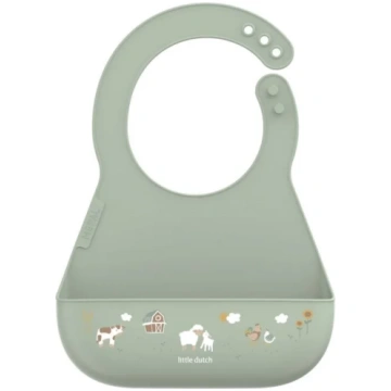 Little Dutch Bib silicone ´Little Farm´