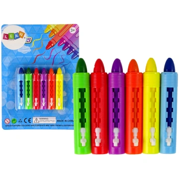 Krītiņi Lean Toys 10855, 70 mm, daudzkrāsaina, 6 g