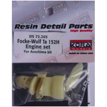 Focke-Wulf Ta-152H Engine cowling and prop set Kor