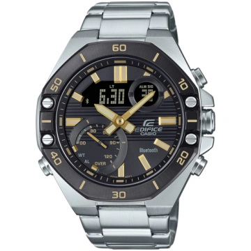 Casio ECB-10DB-1A9EF MENS skatīties ēku 48mm 10atm