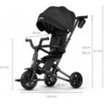 Qplay trīsritenis Nova Niello Black [Rowerek] 5241
