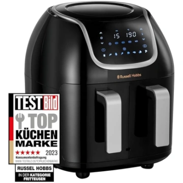 Russell Hobbs Heißluftfritteuse Doppelkammer [2 Fä