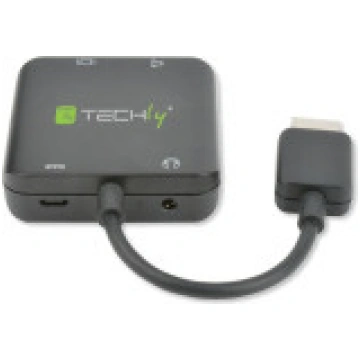 Techly Extractor audio celiņu atdalītājs ar HDMI. 