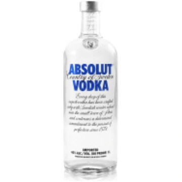 ABSOLUT VODKA degvīns 40% Zviedrija 1L (1/6) Nav n