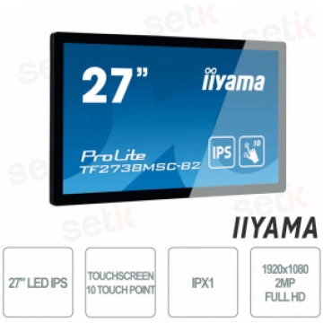 IIYAMA - 27 inch 10-point Touchscreen Monitor - IP