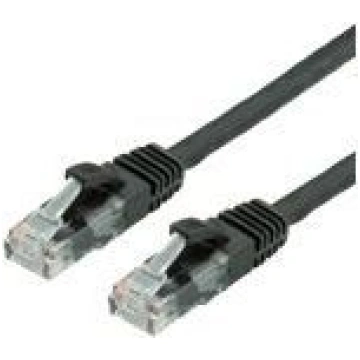 VALUE UTP Cable Cat.6 halogen-free black 7m ( 21.9