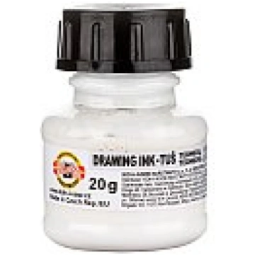 Tuša zīmēšanai, 20 ml, balta