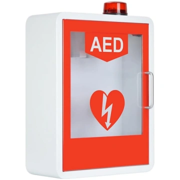 AED defibrilatora glabāšanas skapis, pie sienas mo