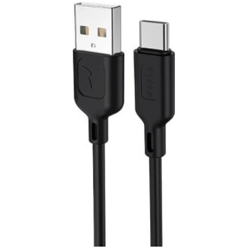 CABLE T-PHOX FAST TYPE-C 2.4A 1.2M BLACK Nav zinam