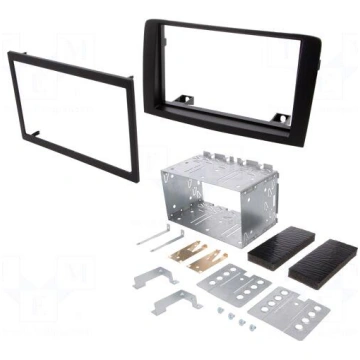 Radio frame | Fiat,Lancia | 2 DIN | black PER.PIC.