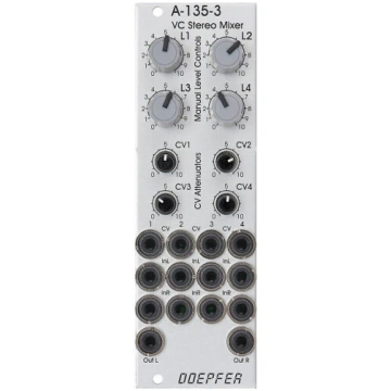 Doepfer A-135-3 Voltage Controlled Stereo Mixer (S