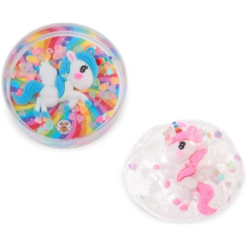 Rainbow Power - Unicorn Slime Playdough 92g, 6 ass