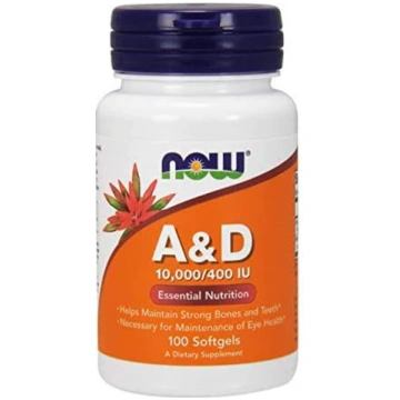 Now Foods NOW FOODS A vitamīns + D vitamīns - 100 
