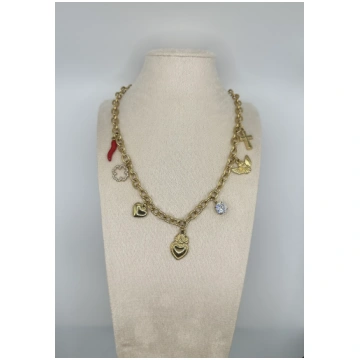 Collana Multi Charm - Argento