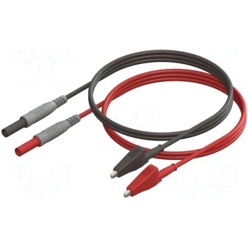 Test leads | Inom: 10A | Len: 0.3m | insulated | b