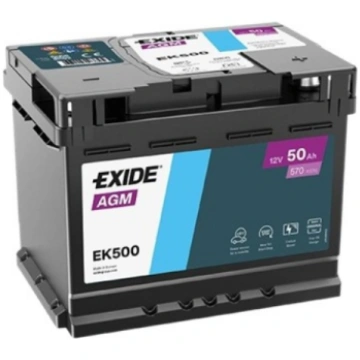 EXIDE - EK500 - 12V | 570A | 50Ah