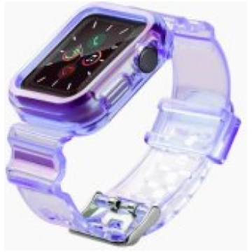 Hurtel Light Set Apple Watch 44mm Purple Siksniņa 