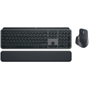 Logitech MX Keys S Combo Keyboard, Palm Rest and M