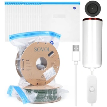 Sovol 3D filamenta vakuuma maisiņi ar USB sūkni fi