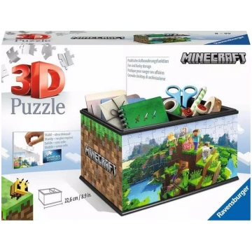 Ravensburger 3D puzle rotaslietu kastīte Minecraft