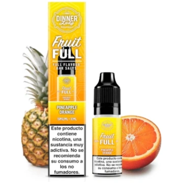 Dinner Lady Fruit Full Pineapple Orange 10ml Nic S