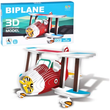 3d Puzzle Cardboard Modelis Plane Do It Yourself D