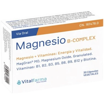 Magnesium B-Complex 30 Capsules Vitalfarma