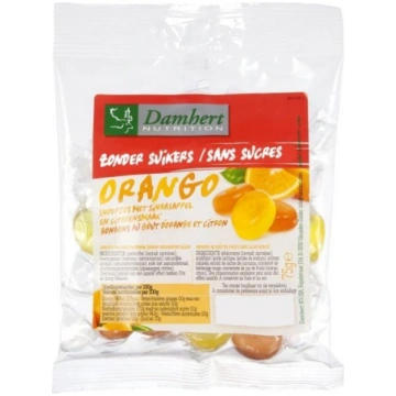 Damhert, Citrusu konfektes bez cukura, 75g