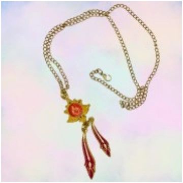 Genshin Impact Metal Necklace - Pyro - Metāla kakl
