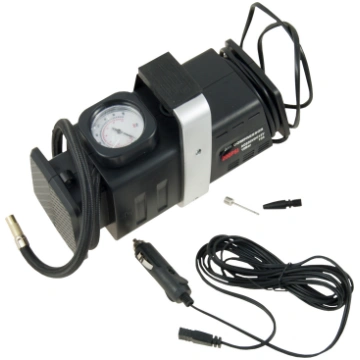 Gaisa kompresors ar manometru 12V/220V "AC/DC POWE
