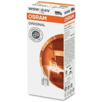 OSRAM Oriģinālā 24V W5W (1 gab) OSRAM - lampas Osr
