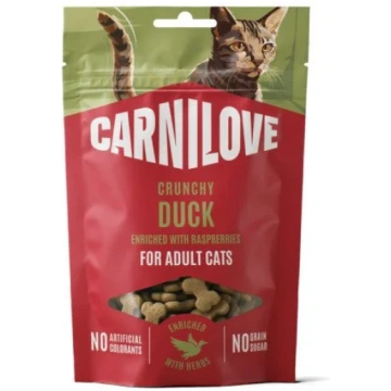 Carnilove Cat Snack Duck With Raspberries kraukšķī