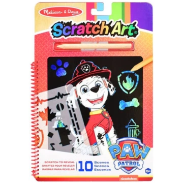Melissa & Doug Scratch Art Pad Marshall Scribbler