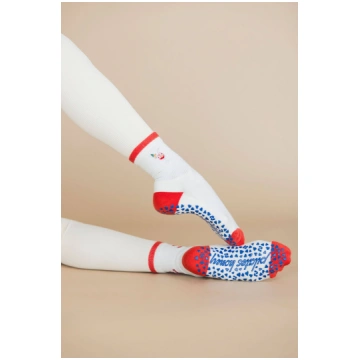 Aperol Spritz Crew Grip Sock Pilates Honey