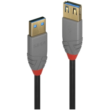 Lindy 2m USB 3.2 Type A Extension Cable, Anthra Li