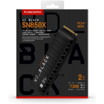 WESTERN DIGITAL SSD WD_BLACK SN850X 2TB PCIe Gen4 