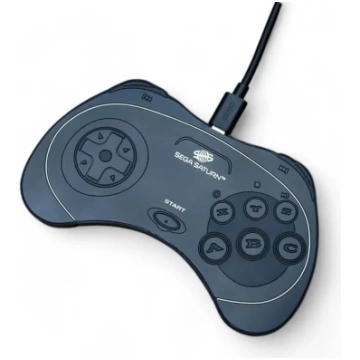 Numskull Sega Saturn Controller Wireless Charging