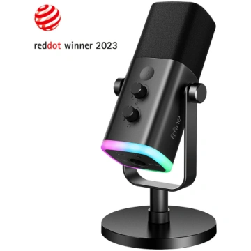 FIFINE AmpliGame AM8 Wired Microphone with RGB Lig
