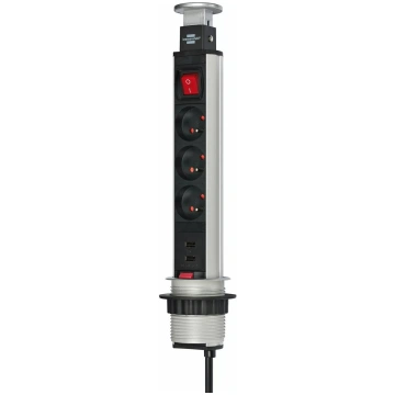 Strāvas sadalītājs Brennenstuhl Tower-power 3gn 2m