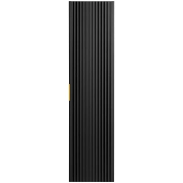 Augsts skapis ar 1 durvīm ADEL BLACK 80-01-B-1D CO
