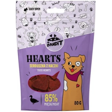 Mr.Bandit Dog Hearts pīles sirdis 80 g | 590241421