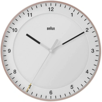 Braun Braun BC 17 PW DCF Radio wall clock pink/whi