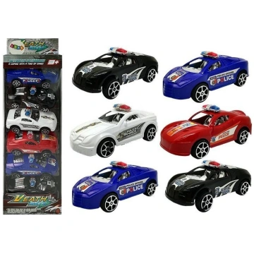 Policijas auto komplekts Lean Toys