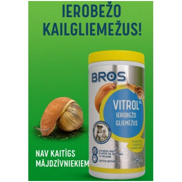 Vitrol GB 250g pret kailgliemežiem, spāņu gliemeži