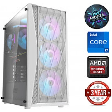 i7-12700KF 16GB 4TB SSD RX 580 Windows 11 White |