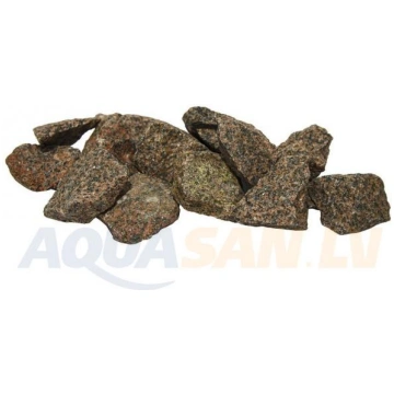 Harvia sarkanā granīta pirts akmeņi 5-10 cm 10 kg 