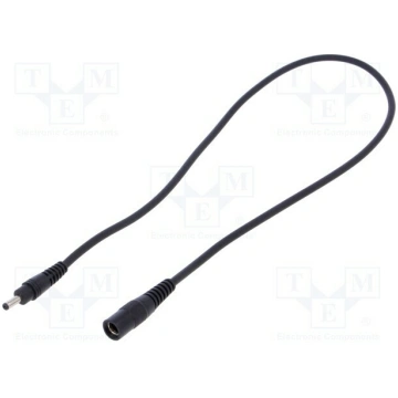 Cable; 1x1mm2; DC 3,5/1,3 plug,DC 5,5/2,1 socket;