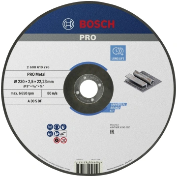 Bosch Griezējdiskus 2608619776, 230mm, 22.23mm, 2.